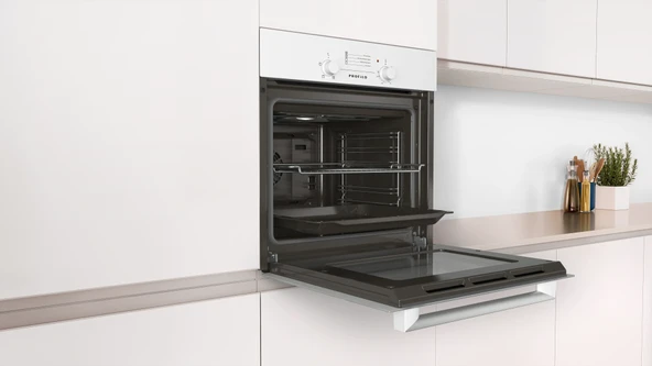 Profilo FRGA103B 66 Lt 4 Programlı Beyaz Ankastre Fırın - Resim 3