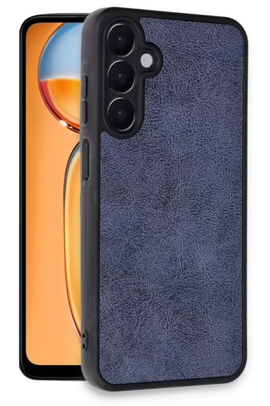 Newface Samsung Galaxy A36 Kılıf Aras Deri Kapak - Lacivert ürün görseli 1