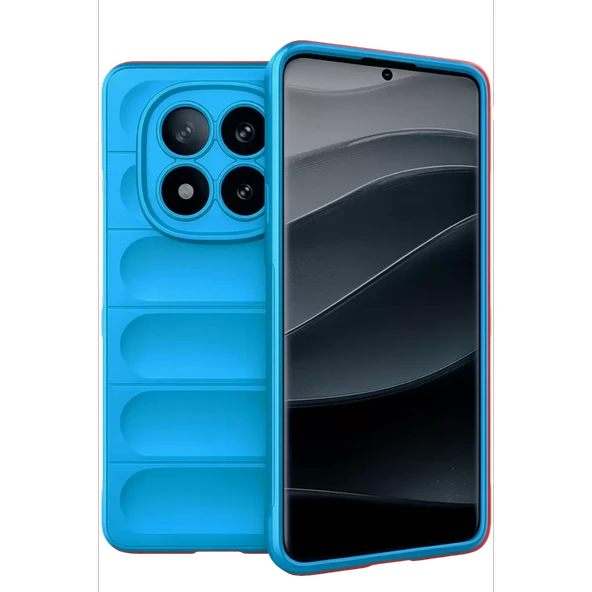 Newface Xiaomi Redmi Note 15 Pro 5G Optimum Silikon - Sky Blue - Resim 3