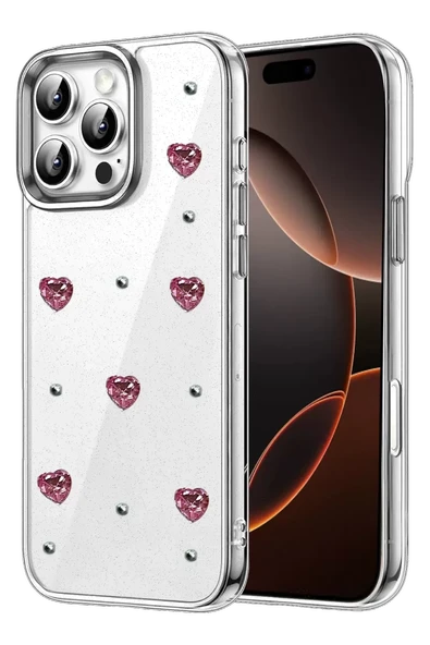 Newface Apple iPhone 16 Pro Max Fiyonk Desenli Kapak - Desen 3 ürün görseli 1