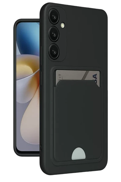 Newface Samsung Galaxy S24 Plus Kelvin Kartvizitli Silikon - Siyah ürün görseli 1