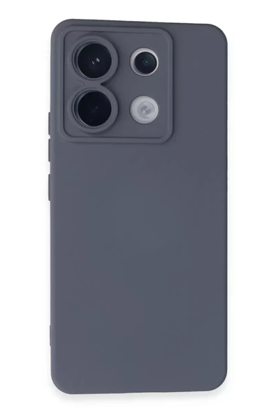 Newface Xiaomi Redmi Note 13 Pro 5G Kılıf Nano içi Kadife Silikon - Gri ürün görseli 1