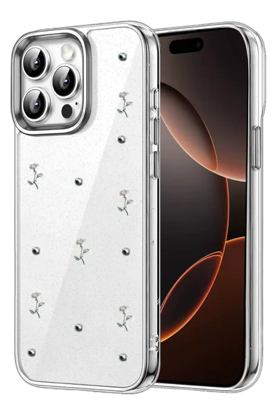 Newface Apple iPhone 15 Pro Max Fiyonk Desenli Kapak - Desen 4 ürün görseli 1