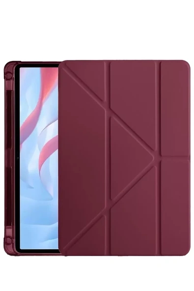 Newface Huawei Honor Pad X9A Kalemlikli Mars Tablet Kılıfı - Mürdüm ürün görseli 1