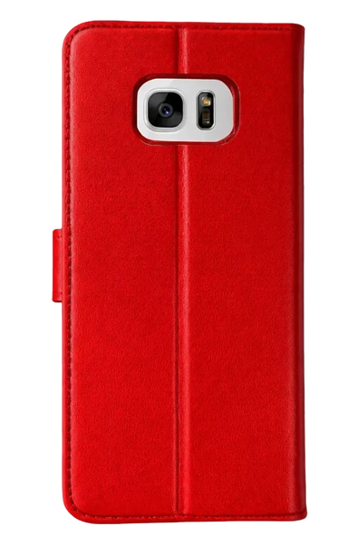 Newface Samsung Galaxy S7 Edge Trend S Plus Kapaklı Kılıf - Kırmızı ürün görseli 1