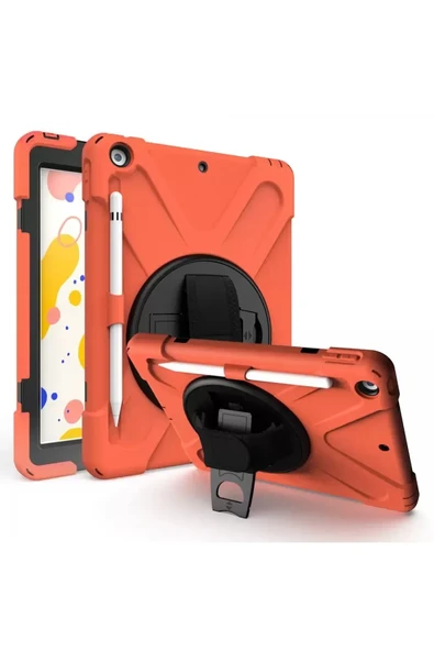 Newface Apple iPad 5 Air 9.7 Kılıf Amazing Tablet Kapak - Turuncu ürün görseli 1
