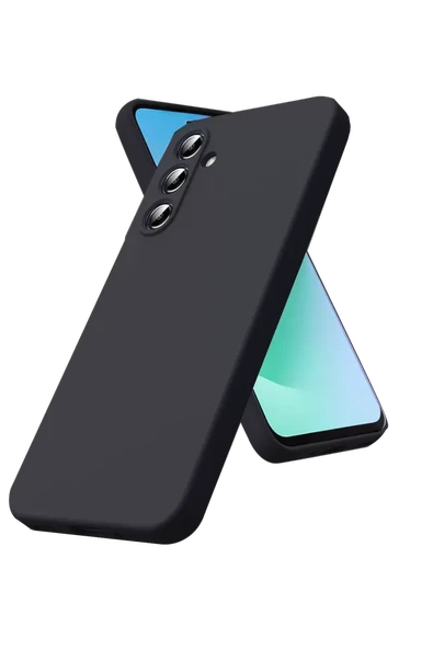 Newface Samsung Galaxy S25 FE Nano içi Kadife Silikon - Siyah ürün görseli 1