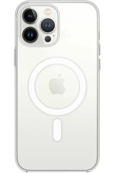 Newface Apple iPhone 16 Pro Max Kılıf Pc Real Magsafe Kapak - Şeffaf ürün görseli 1