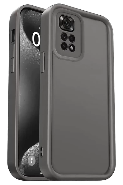 Newface Xiaomi Redmi 10 2022 Kılıf Viera Silikon - Gri ürün görseli 1
