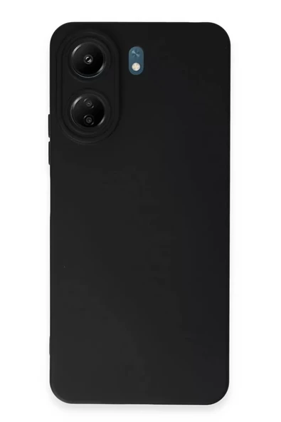 Newface Xiaomi Redmi 13C Kılıf Nano içi Kadife Silikon - Siyah ürün görseli 1