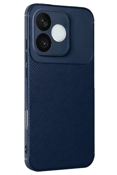 Newface Huawei Honor 600 Lite Auto Focus Karbon Kapak - Lacivert ürün görseli 1