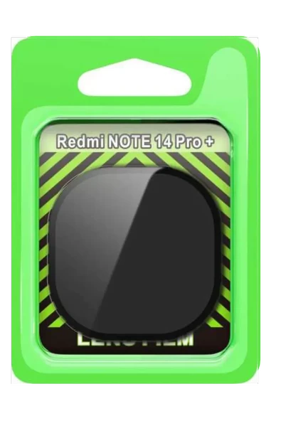 Newface Xiaomi Redmi Note 14 Pro Plus Raze Metal Kamera Lens - Siyah ürün görseli 1