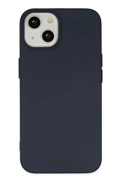 Newface Apple iPhone 14 Kılıf Nano içi Kadife Silikon - Lacivert ürün görseli 1