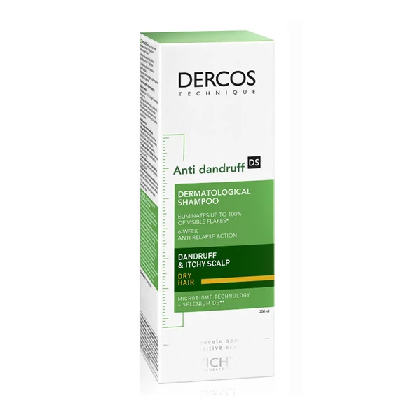 Vichy Dercos Kepek Karşıtı Şampuan 200 ml - Kuru Saçlar ürün görseli 1