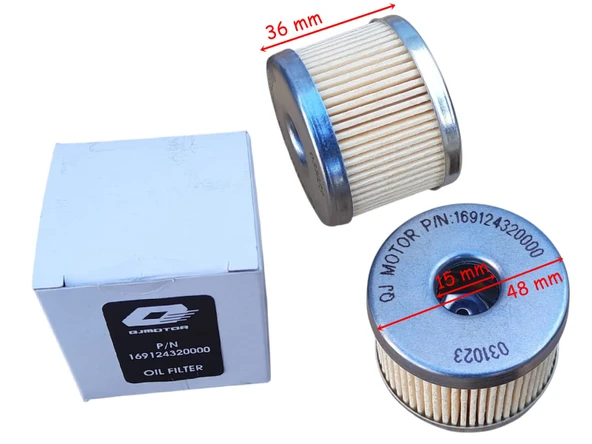 Qj Trx12 Yağ Filtresi Boss Bs169 15-48-36 Mm ürün görseli 1