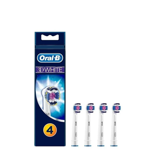 Oral-B Yedek Başlık 3D White 4 Adet Diş Fırçası ürün görseli 1
