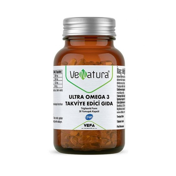 VeNatura Ultra Omega 3 Takviye Edici Gıda 30 Kapsül ürün görseli 1
