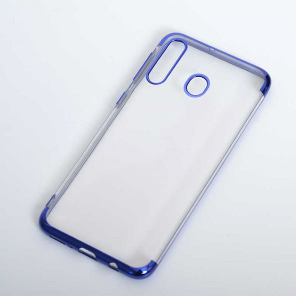 Galaxy M30 Kılıf İnce Köşeleri Renkli Şeffaf Silikon ürün görseli 1