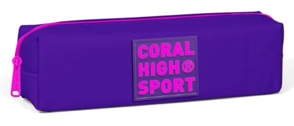 Coral High Sport Tek Bölmeli Mor Kalemlik ürün görseli 1