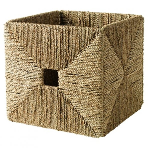Sepet Kutu Düzenleyici IKEA 32x33x32 cm Hasır Sepet ürün görseli 1
