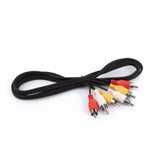 3 RCA TO 3 RCA GÖRÜNTÜ VE SES KABLOSU 1.5 METRE ürün görseli 1