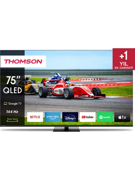 Thomson 75QG7C14 4K Ultra HD 75 190 Ekran Uydu Alıcılı Google Smart QLED TV ( TEŞHİR ) ürün görseli 1