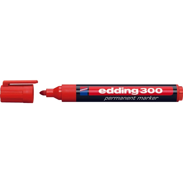 Edding Permanent Markör Edding Silinmez Tahta Kalemi KIRMIZI Edding 300 ürün görseli 1