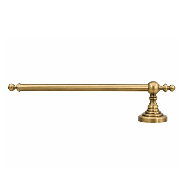 (1 Adet) Avangart Antik Serisi Antik Sarı Renk Metal Açık Havluluk Banyo Lavabo WC Premium Havluluk ürün görseli 1