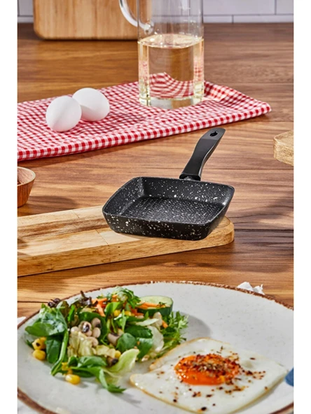 Rss Lav Granit Mini Kare Sos Tavası 12 cm ürün görseli 1