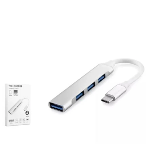 HADRON HDX7032 TYPE-C HUB 4-USB BEYAZ ürün görseli 1