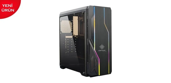 Everest K250 PEAK 250W MICRO PSU Beyaz USB3.0+USB2.0+TYPE-C+HD AUDIO Kompakt Mid-T PC Kasası ürün görseli 1