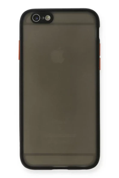 Newface Apple iPhone 6 Kılıf Montreal Silikon Kapak - Siyah ürün görseli 1