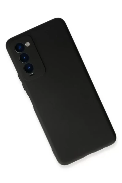 Newface Tecno Camon 18 Kılıf First Silikon - Siyah - Resim 3