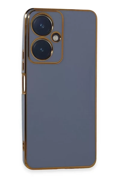 Newface Vivo Y27 Kılıf Volet Silikon - Mavi ürün görseli 1