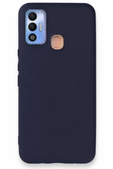 Newface Tecno Spark 7T Kılıf First Silikon - Lacivert ürün görseli 1
