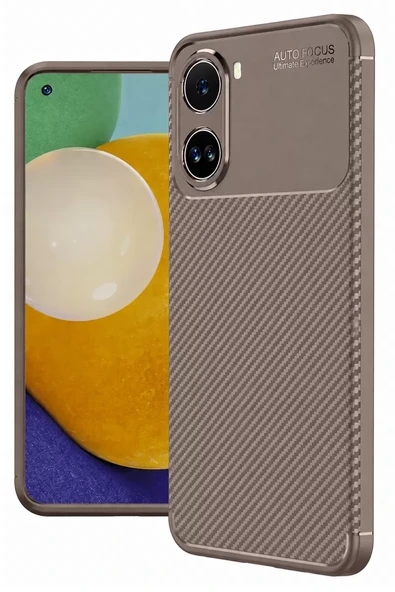 Newface Xiaomi Poco X7 Pro Kılıf Auto Focus Karbon Kapak - Gri ürün görseli 1