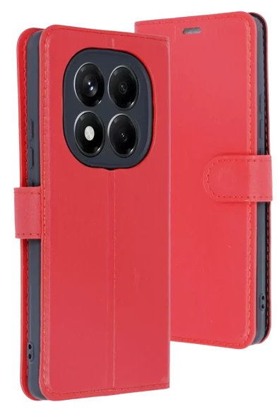 Newface Xiaomi Redmi Note 15 4G Trend S Plus Kapaklı Kılıf - Kırmızı ürün görseli 1