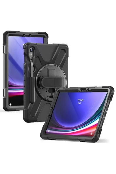 Newface Samsung Galaxy X510 Tab S9 FE 11 Kılıf Amazing Tablet Kapak - Siyah ürün görseli 1