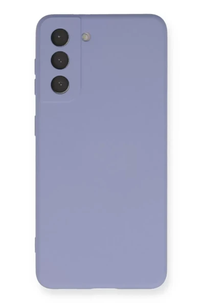 Newface Samsung Galaxy S21 Kılıf Nano içi Kadife Silikon - Lila ürün görseli 1