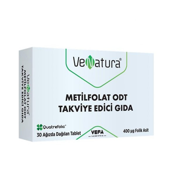 Venatura Metilfolat ODT 30 Ağızda Dağılan Tablet ürün görseli 1