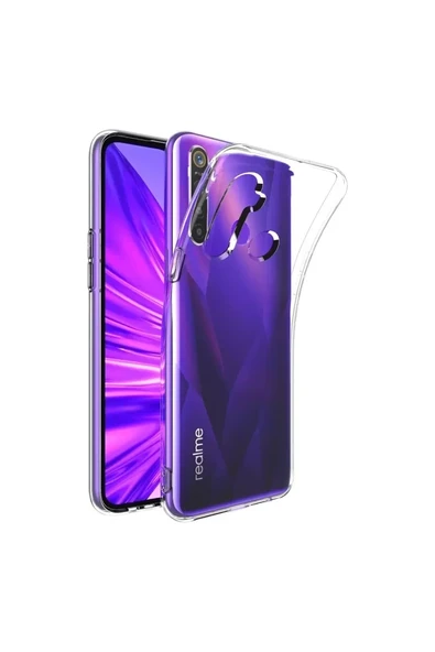 Newface Realme 5i Kılıf Lüx Şeffaf Silikon ürün görseli 1