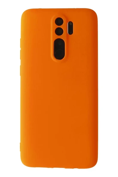 Newface Xiaomi Redmi Note 8 Pro Kılıf First Silikon - Turuncu ürün görseli 1