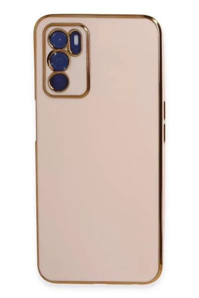 Newface Oppo A16 Kılıf Volet Silikon - Pembe ürün görseli 1
