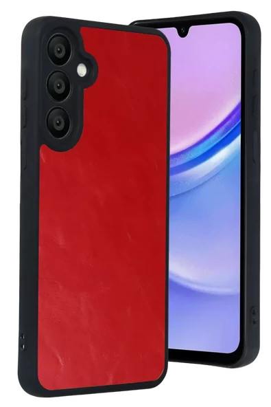 Newface Samsung Galaxy A57 5G Aras Deri Kapak - Kırmızı ürün görseli 1