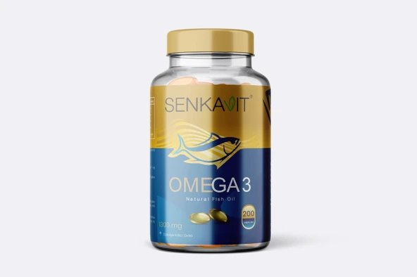 Senkavit Omega 3 Takviye Edici Gıda 200 Softgel ürün görseli 1
