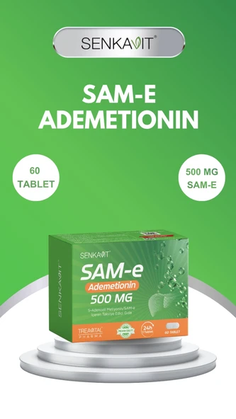 Senkavit S-adenozil Metiyonin/sam-e İçeren 60 Lı Tablet ürün görseli 1
