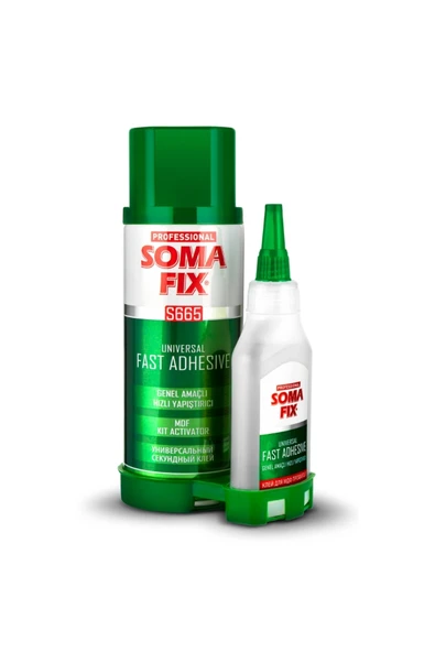 Soma Fix | S663 Genel Amaçlı Hızlı Yapıştırıcı Seti, 200 ml + 50 gr, Çok Amaçlı ürün görseli 1