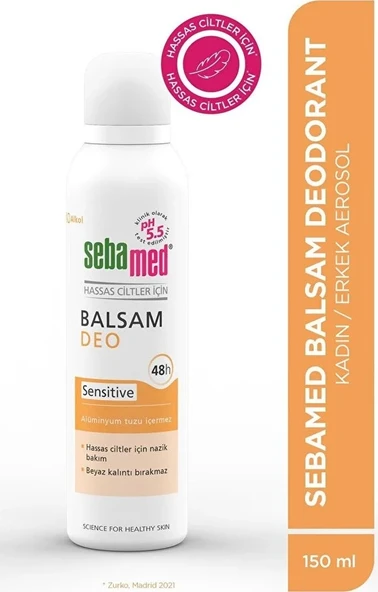 Sebamed Deodorant Aerosol 150 Ml Balsam - Sensitive/hassas 36979305 ürün görseli 1
