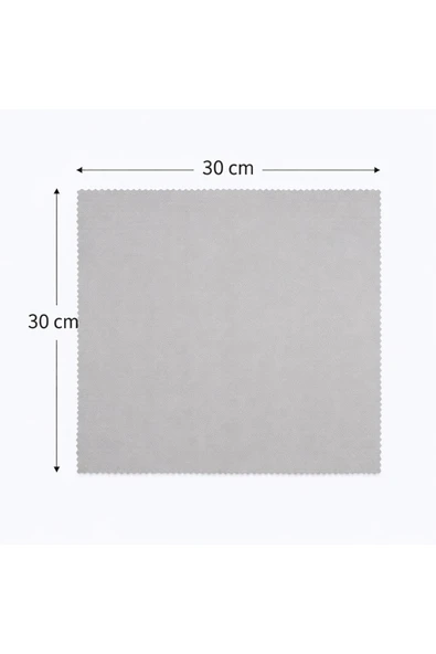 Optic Master A Kalite Microfiber Bez 30x30 Gri ürün görseli 1