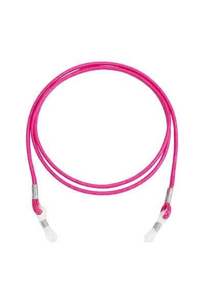 Optic Master Deri Gözlük Ipi / Örgü Deri Gözlük Askısı Pembe ürün görseli 1